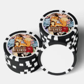 Poker Chips : Vertraue mir, ich Lied (schwarz) (Stapel)