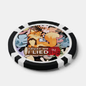 Poker Chips : Vertraue mir, ich Lied (schwarz) (Einzeln)