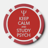 Poker-Chips von Calm & Study Psych behalten Pokerchips (Rückseite)