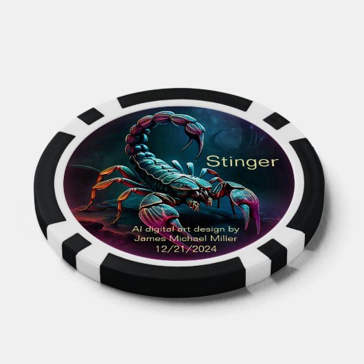Poker Chips von James Michael Miller 5/14/2024 (Einzeln)