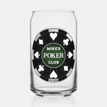 Poker Club Chip Beer Trinkbehälter