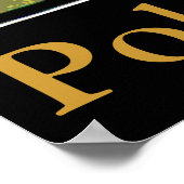 Poker Club-Signierung, Text bearbeiten Poster (Ecke)
