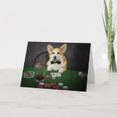 Poker Corgi Blankokarte Karte (Vorderseite)