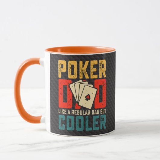 Poker Dad, Like a Regular Dad But Cooler Tasse (Links)
