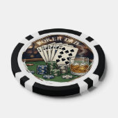 Poker Dad Mein Dad Personalisiertes Foto Pokerchips (Einzeln)