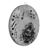 Poker Dartscheibe (Vorderseite Links)