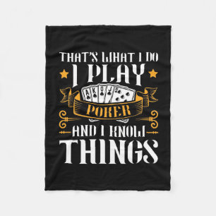 Poker, das ist es, was ich spiele fleecedecke
