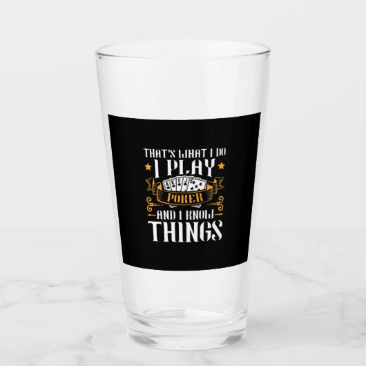 Poker, das spiele ich glas (Vorderseite)