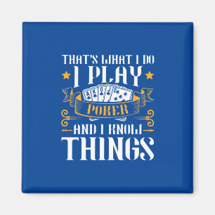 Poker, das spiele ich magnet
