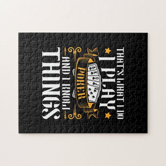 Poker, das spiele ich puzzle (Horizontal)