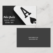 Poker Dealer Casino Business Card Visitenkarte (Vorne/Hinten)
