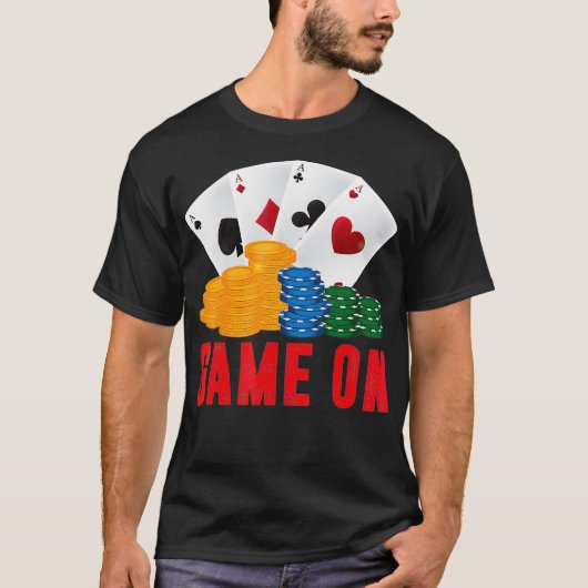 Poker Dealer Casino Händler T Men Gi T-Shirt (Vorderseite)
