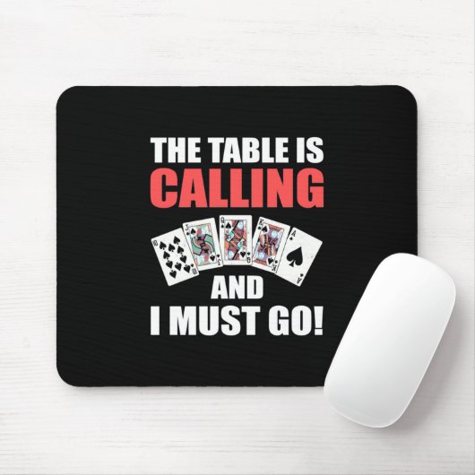Poker, den die Tabelle ruft Mousepad (Mit Mouse)