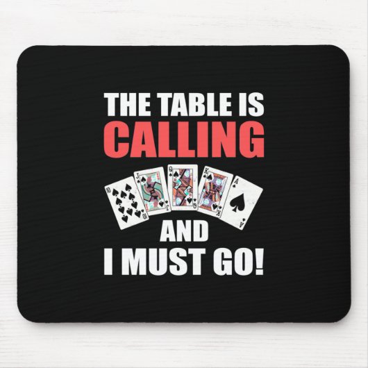 Poker, den die Tabelle ruft Mousepad (Vorne)