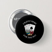 Poker, den ich gerade hier bin, um die Spitze zu e Button (Vorne & Hinten)