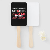 Poker Der Fearles Spades Player Fächer (Vorne und Hinten)