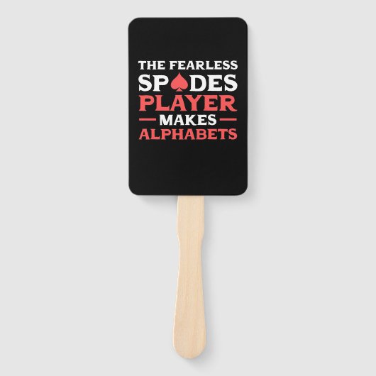 Poker Der Fearles Spades Player Fächer (Vorderseite)