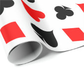 Poker, der Karten-Anzug spielt, Packpapier (Rolleneckpunkt)
