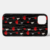 Poker, der Kartensymbole abspielt. Case-Mate iPhone Hülle (Rückseite (Horizontal))