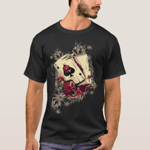 Poker-Design-Pocket-Verbindung von Aces  T-Shirt