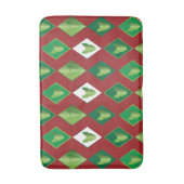 Poker Diamond Bull Terrier Badematte (Vorderseite Vertikal)