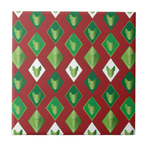 Poker Diamond Bull Terrier Fliese