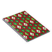 Poker Diamond Bull Terrier Notizblock (Rechte Seite)