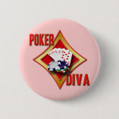 POKER-DIVA BUTTON (Vorderseite)