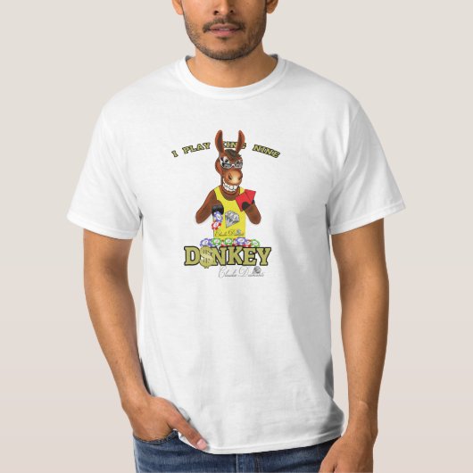 Poker donkey T-Shirt (Vorderseite)