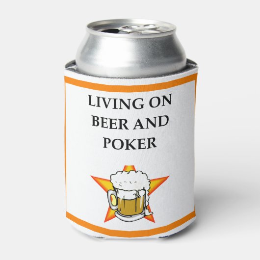 POKER DOSENKÜHLER (Kanne Vorderseite)