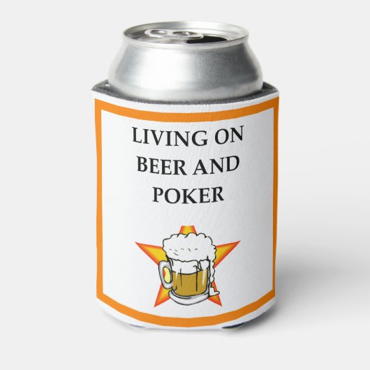 POKER DOSENKÜHLER (Kanne Rückseite)