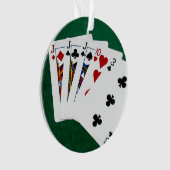 Poker - drei gleich - Jack Ornament (Vorderseite)