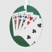 Poker - drei gleich - Jack Ornament (Vorderseite)