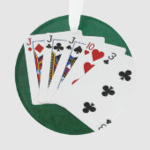 Poker - drei gleich - Jack Ornament (Vorderseite)