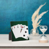 Poker - drei von einer Art - zwei Fotoplatte (InSitu)