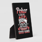 Poker, du hast besser eine gute Hand Fotoplatte (Seite)