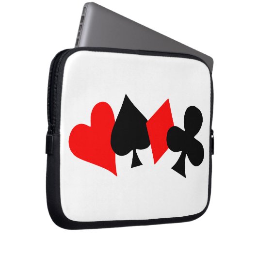 Poker Electronics Bag Laptopschutzhülle (Vorne Rechts)