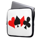 Poker Electronics Bag Laptopschutzhülle (Vorderseite Links)