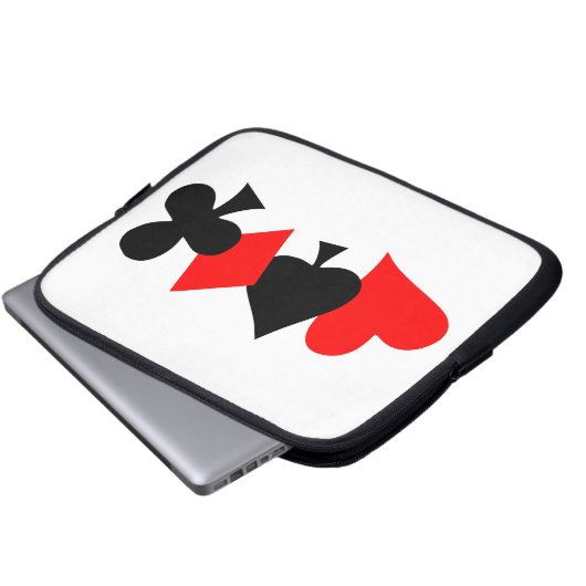 Poker Electronics Bag Laptopschutzhülle (Vorne Knopf)