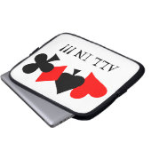 Poker Electronics Bag Laptopschutzhülle (Vorne Knopf)