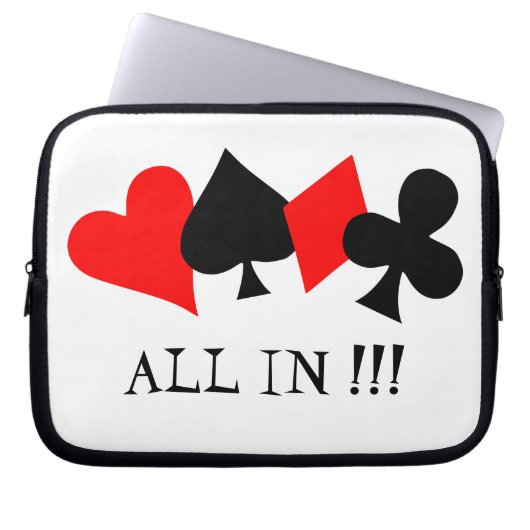 Poker Electronics Bag Laptopschutzhülle (Vorderseite)