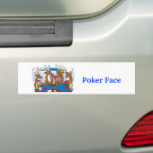 Poker Face Deer Autoaufkleber (Auf Auto)