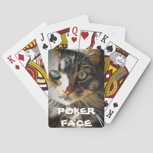 Poker Face Grumpy Kitty Spielkarten (Rückseite)