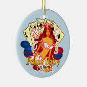 Poker Fairy Keramik Ornament (Rechts)