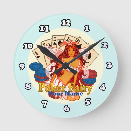 Poker Fairy Uhr (Vorderseite)