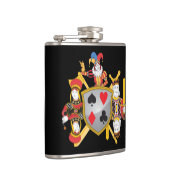 Poker-Familienwappen Flachmann (Rechts)