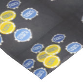 Poker-Finals-Tischchips Tischdecke (Schrägansicht)