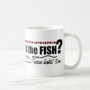Poker-Fisch-Tasse 2 Kaffeetasse