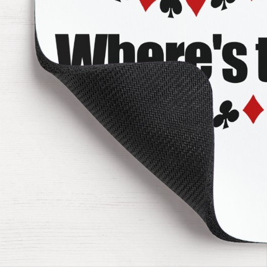 Poker Fischmousepad Mousepad (Ecke)