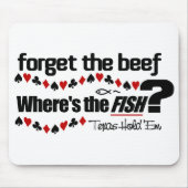 Poker Fischmousepad Mousepad (Vorne)